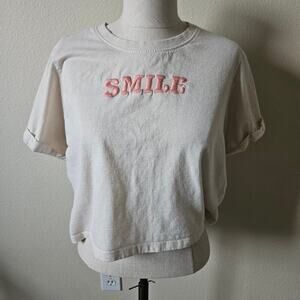 Smile Peace Graphic Tshirt Large